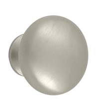 Solid Brass Half Round Cabinet Knob, Deltana KR114