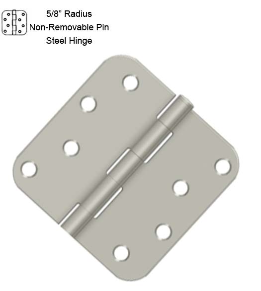 4 Non-Removable Pin Hinges