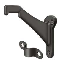 Zinc Die-Cast Handrail Bracket, Deltana ZHRBB325