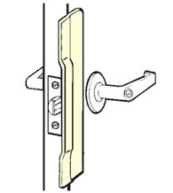 Commercial Door Stainless Security Latch Guard Plate, Don-Jo CLP-110-630