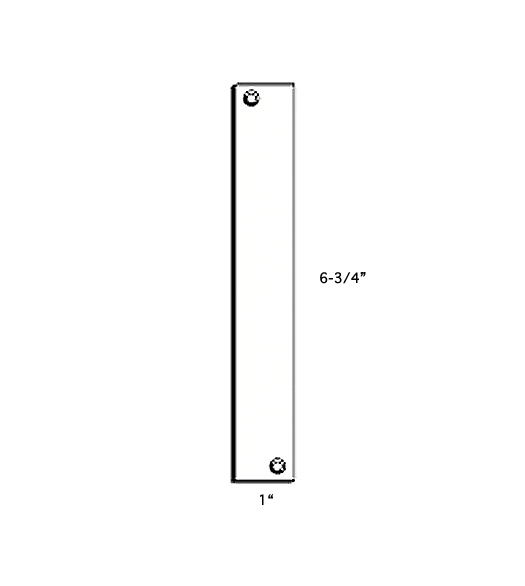 Flush Bolt Filler Plate