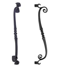 Classic Ornate Scroll Appliance Door Pull, First Impressions AP-SNJ1021SBR
