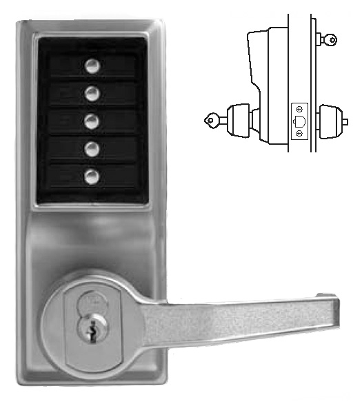 Simplex Keypad Lock with Privacy Feature