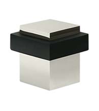 Solid Brass Modern Square Door Stop, Deltana UFBS138