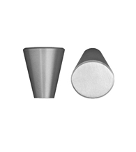 Modern Cone Stainless Steel Cabinet Knob, Omnia 9181-US32D