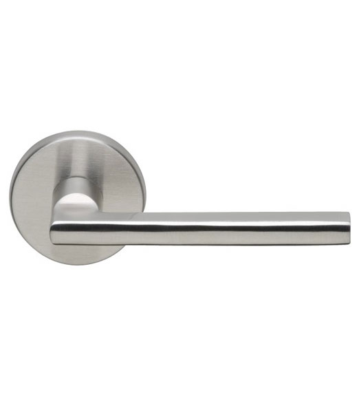 Omnia #43 Sleek Stainless Steel Door Lever