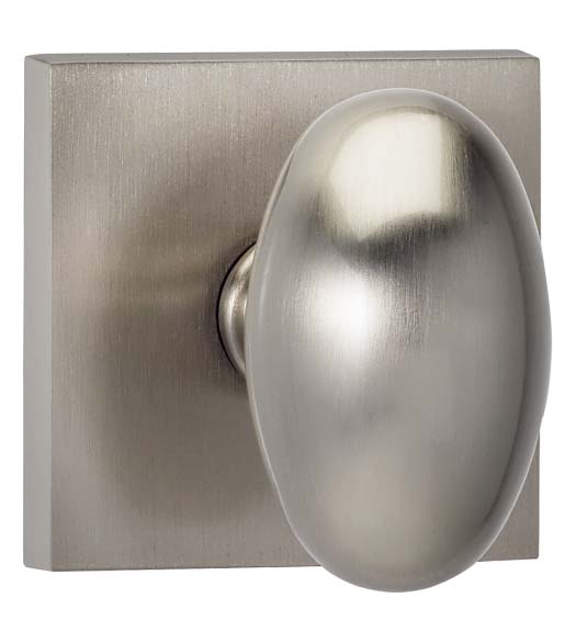 Oval Knob Square Rose Knobset