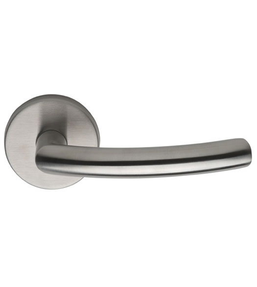 Modern Curved Stainless Steel Lever