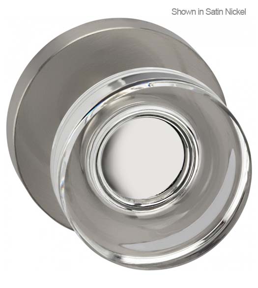 Contemporary Clear Door Knobs