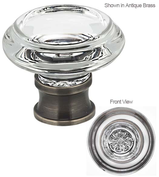 Clear Glass Cabinet Knobs