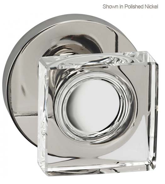 Modern Square Glass Door Knobs