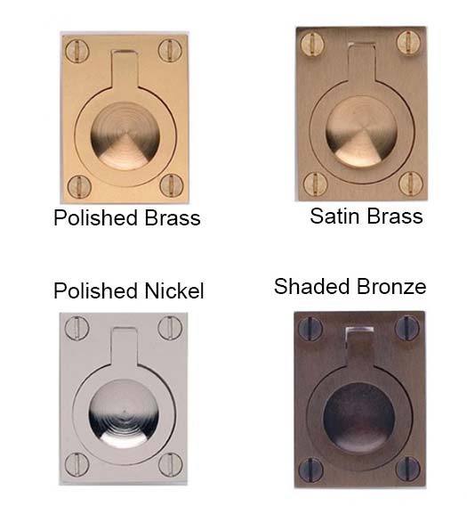 Rectangular Ring Flush Pull