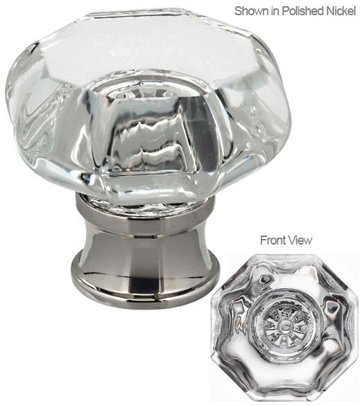 Classic Clear Glass Cabinet Knobs