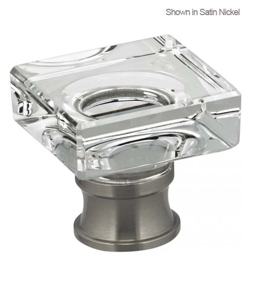 Square Glass Cabinet Knobs