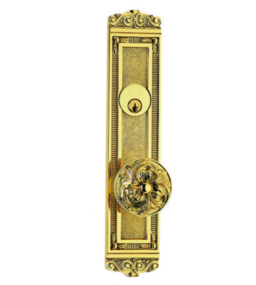 Floral Door Knob Entry Door Lockset