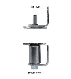 Louver Door Gravity Pivot Hinge