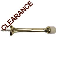 3-3/4 Inch Polished Brass Door Stop, Fusion BSDS-02-PVD