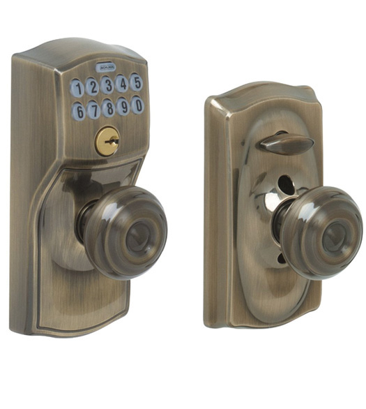 Camelot Keypad Entry Lock With Knob