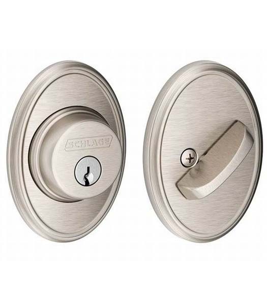 Oval Wakefield Single Cylinder Deadbolt