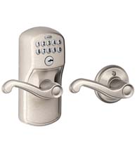 Plymouth Auto-Lock Keypad Entry, Schlage FE575PLYFLA