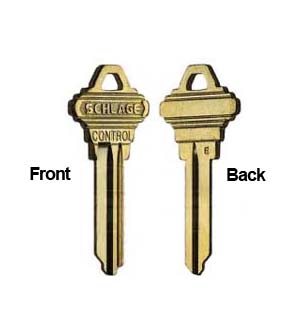Schlage Control Key for Conventional I/C Core
