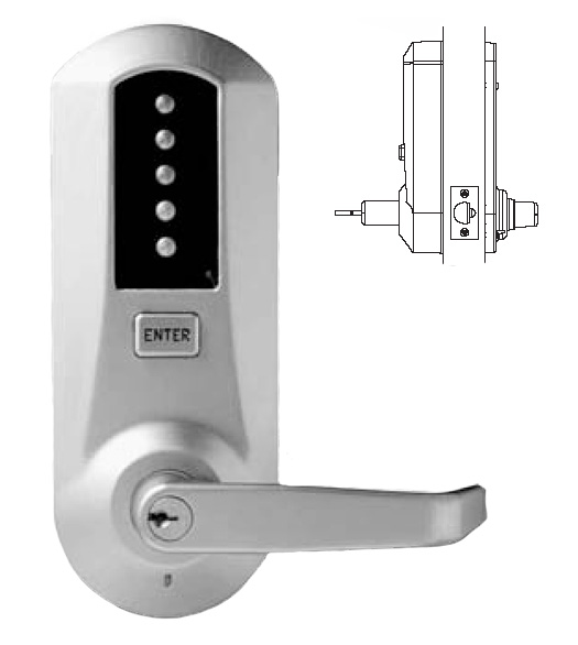 Simplex Pushbutton Entry Lever Lock