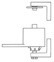 Bommer 7122 Spring Door Pivot Hinge Mortised