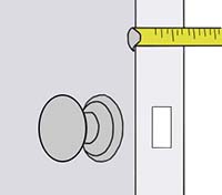 How to Measure Door Thickness