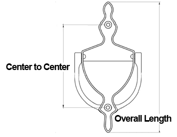Door Knocker Measument Diagram