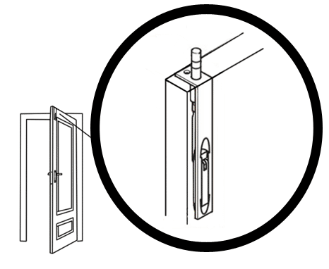 Childproof Top Mounted Flush Bolt