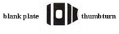 Schlage B81 One-Sided Deadbolt