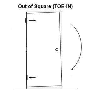fix door toe-in