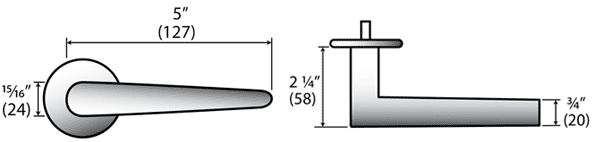 AHI SIG135 Wedge Lever Specifications