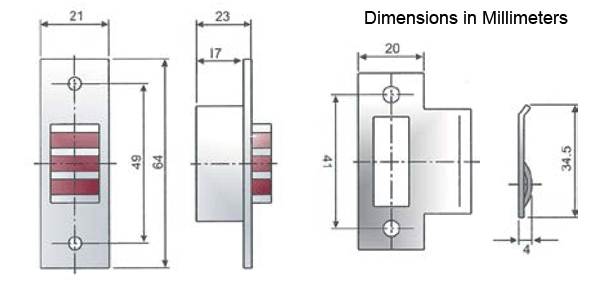 AHI SIG711-630 Magnetic Roller Catch