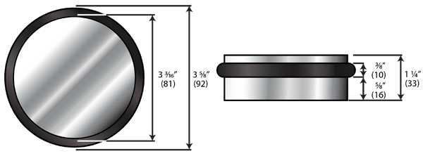 AHI SIG728 Large Door Stop Holder Specifications