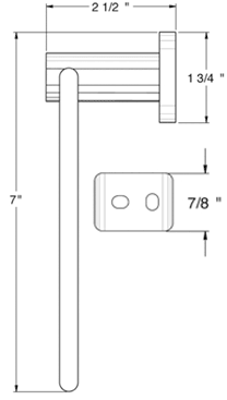 Deltana BBN2008 Towel Ring Specifications