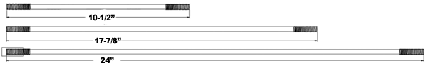Flush Door Bolt Extension Rod Specifications