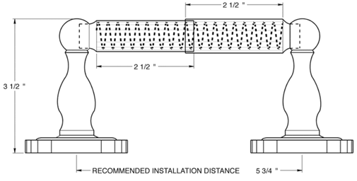 Deltana R2000 Toilet Paper Holder Specifications