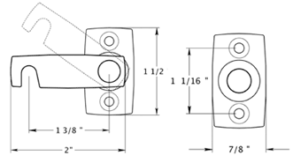 Deltana SB3178 Ball Catch Specifications