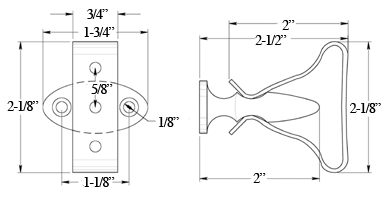 Deltana SDH193 Shutter Holder Specifications