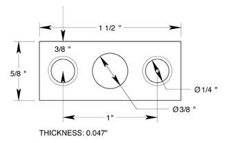 Flush Bolt Strike Plate Specifications
