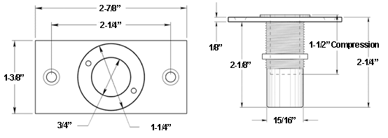 Dust Proof Door Bolt Strike Specifications