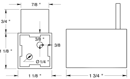 Deltana ZA2009 ZA Series Single Robe Hook Specifications
