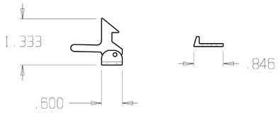 Don-jo 1590 Elbow Catch Specifications