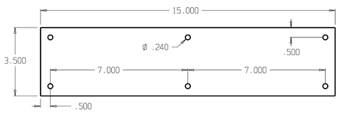 Don-Jo 70-630 Push Plate Specifications