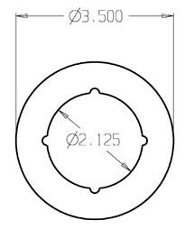 Don-Jo PBSP-135 Scar Plate Specifications