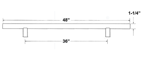 4 Foot Door Pulls