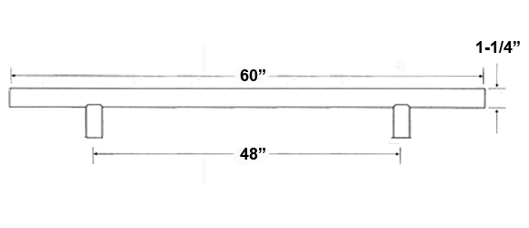5 Foot Door Pulls