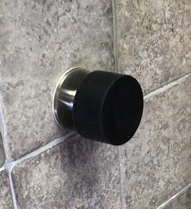 DWD-WS726-630 Adhesive Door Stop on Tile Wall