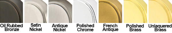 Emtek 3307 Available Finishes